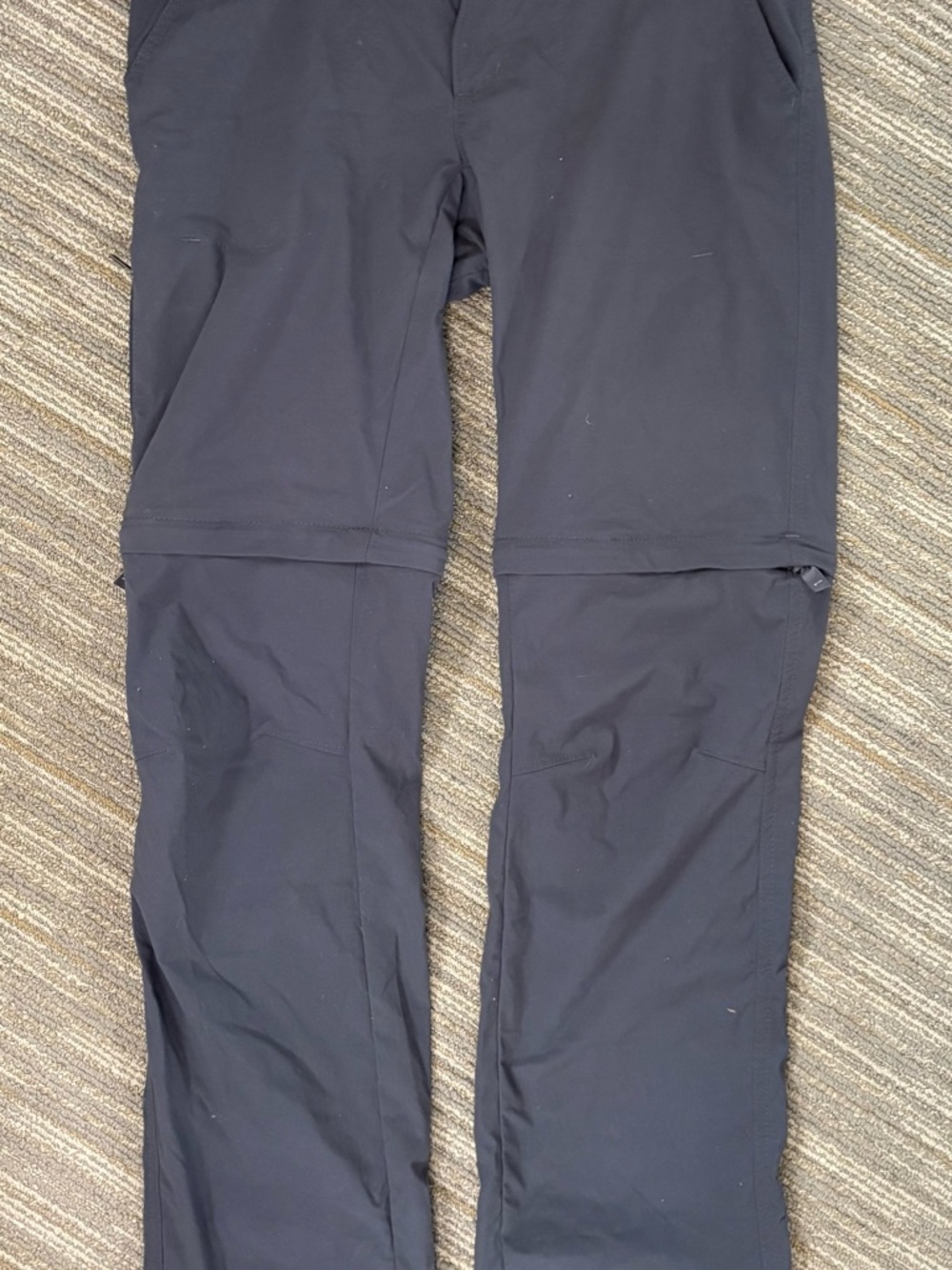 Columbia Grey Straight Leg Convertible Hiking Pants